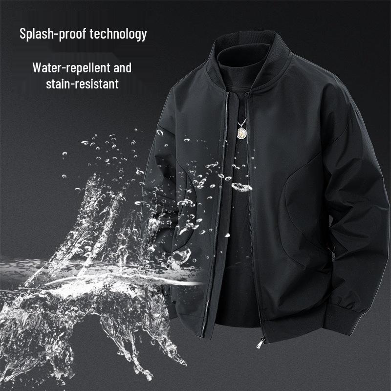 Men's Cross-Border Casual Windproof Jacket - Spring, Autumn, Winter Sports Trendy Loose Coat