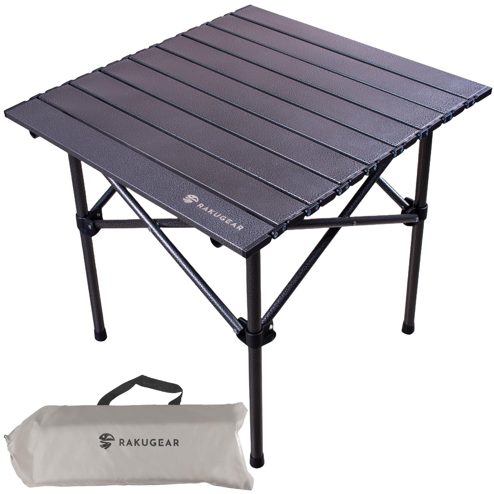 

Складной уличный стол RAKUGEAR Стабильная рамная конструкция Компактный и простой в использовании Термостойкое усиленное покрытие Грузоподъемность 50 кг Вес тела Хранение
