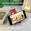 Crayon Shin-chan Desktop Phone Holder Figure - Cartoon Ornament Gift for Lazy Person or Live Streaming