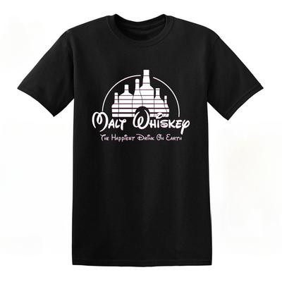 MALT WHISKEY Parody Funny Comical Gag Humorous Adult Streetwear Shortsleev Casual Unique Ventilate New Arrival Printed Tshirt