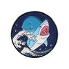 Ukiyo-e Style Wave Enamel Pins Ocean Sunrise Sunset Shark Mount Fuji Brooches Lapel Backpack Badge Jewelry Gift for Friends
