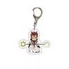 Llavero acrílico de Anime Naruto, accesorio, llavero de dibujos animados de Uzumaki Naruto
