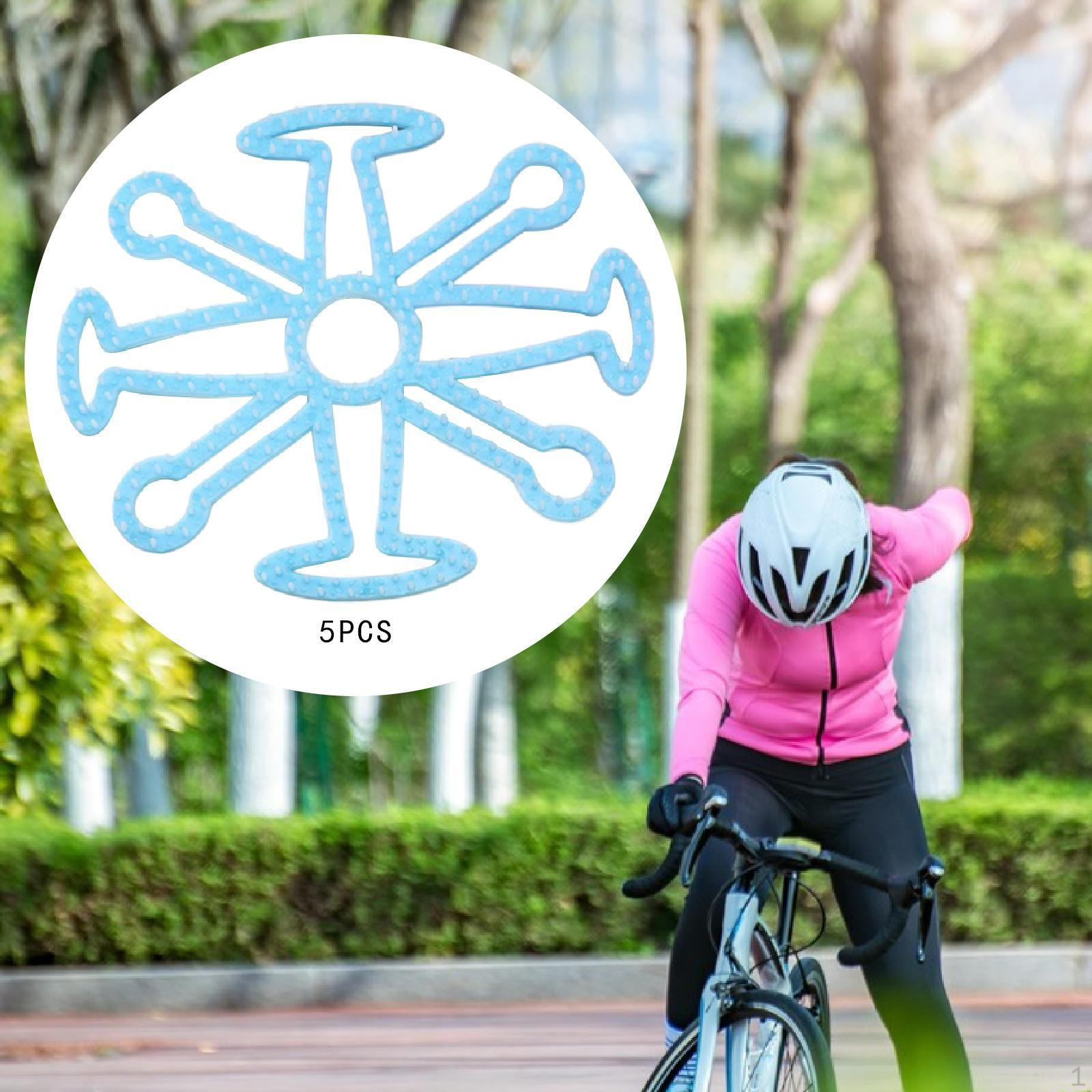 

5 накладок на велосипедный шлем, мягкий комплект запасных накладок внутри. синий