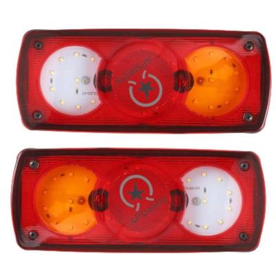 APSMOTIV Truck Tail Light Bar Waterproof 12V Turn Signal Brake Reverse Running Lights Taillight for Boat Trailer Flatbed Trucks RV Camper UTV UTE