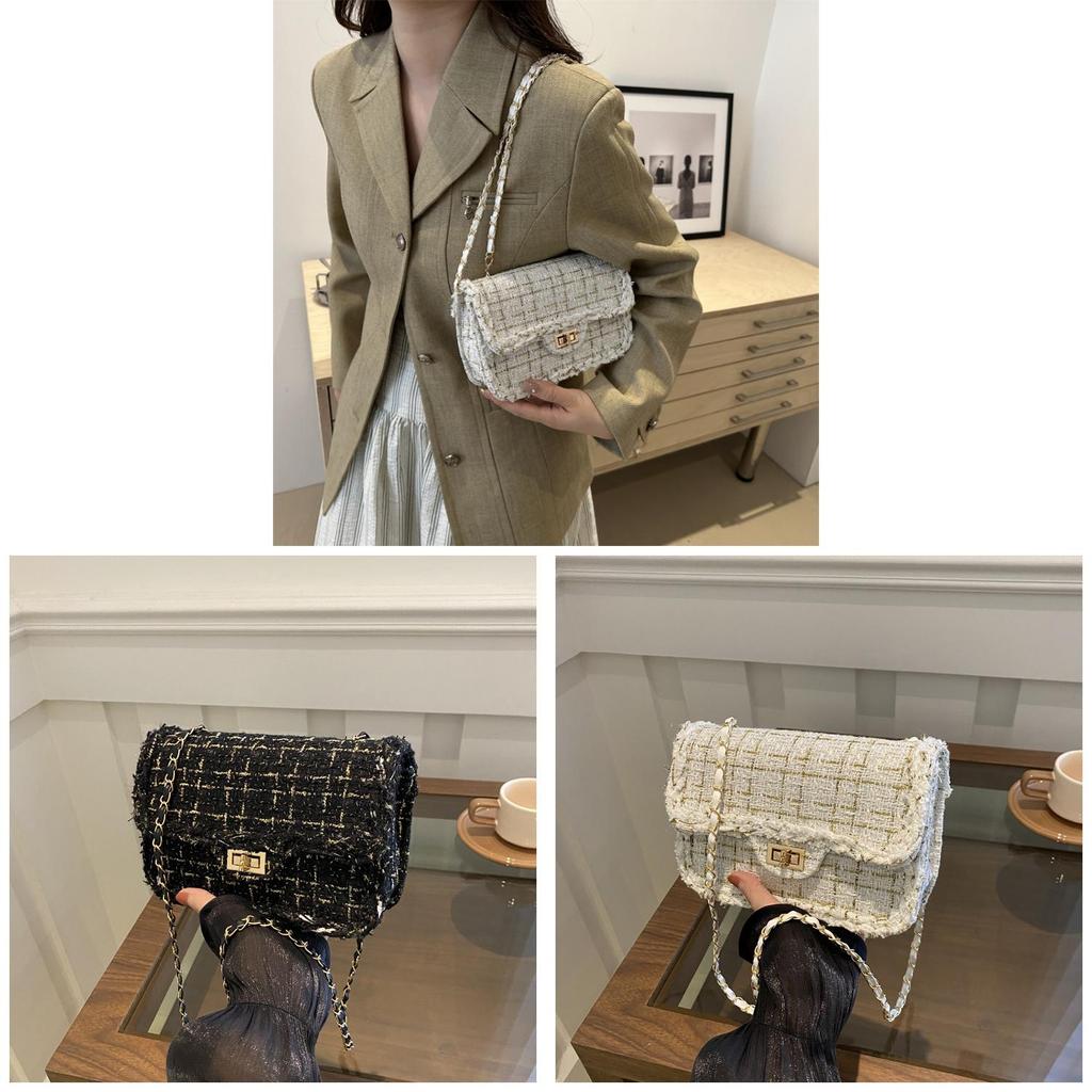 Womens Fashion Small Square Bag With Chain Strap For Daily Use