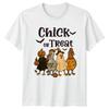 Chick Or Treat Halloween Chickens Costume Unisex TShirt Unisexs Unisexs Graphic Tee