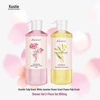 Jasmine & Tulip Exfoliating Shower Gel Duo Set