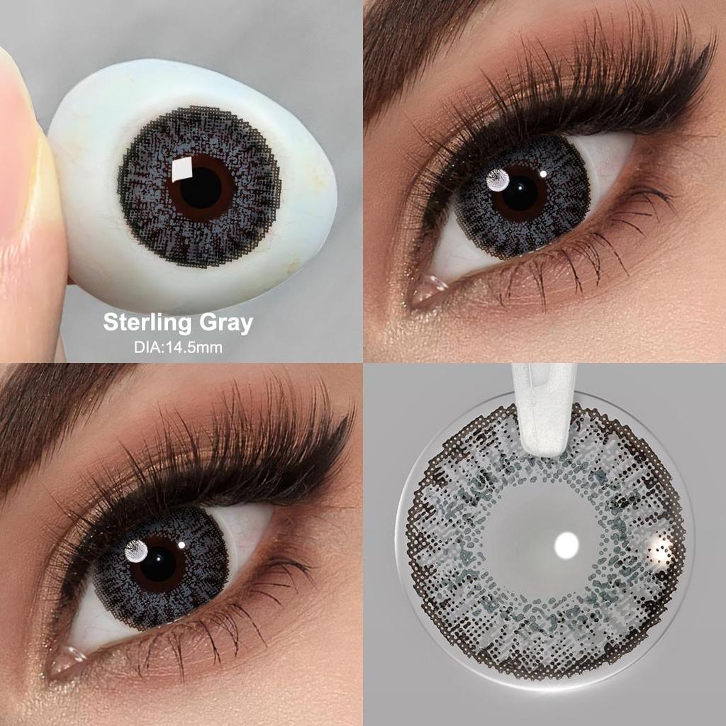 Seria 3 Tone Kolorowe soczewki kontaktowe dla oczu Kolorowe soczewki Kontakty z oczami z kolorowymi kosmetykami Kolorowe soczewki kontaktowe dla źrenic