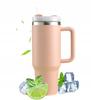 Duży Iceflow Kubek Termiczny Do Samochodu 40Oz Z Straw Różowy 1200Ml