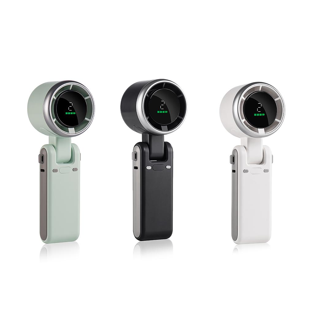 Battery Operated Mini Pocket Fan Handheld Turbos Fan Extended Battery 3600mAh Convenient for Travel/Outdoor