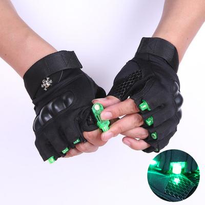 1 Pair LED Flashlight Gloves Multi-purpose Fishing Hiking Camping Repairing Work Hands-Free Gloves with 8 LEDs Men Dad Him Husband Christmas Gift