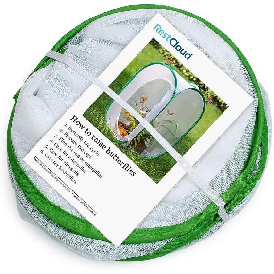 3-Pack Insect and Butterfly Habitat Cage Terrarium Pop-up Butterfly Enclosure (3 X 15.7 X 15.7 X 23.6")