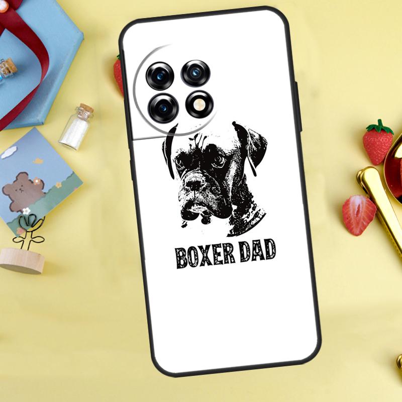 Boxer Dog Case For OnePlus 13T 13R 12 12R 15 13 11 10 10T 8T Nord CE 2 3 4 Lite N20 N30 Nord 5 Cover