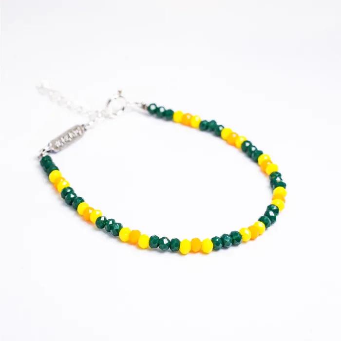 HR 298B_Color Beads Bracelet (Silver 925)