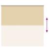 Blackout Roller Blind Beige 165 x 130 cm Fabric Width 161.6 cm