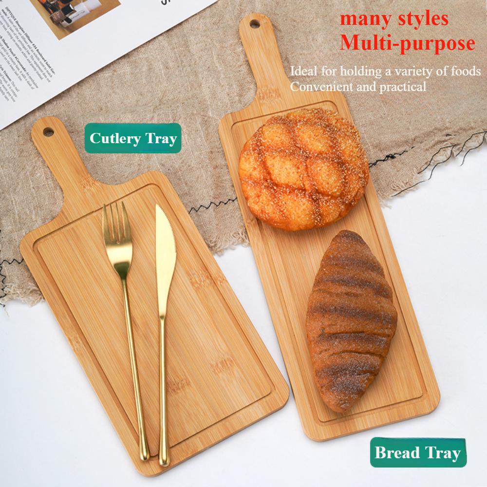 Bamboo Cutting Board, Coffee Bread Pizza Plate, Bamboo Tableware, French Fries, Chicken Wing Plate, Dining Table, Dessert Snack