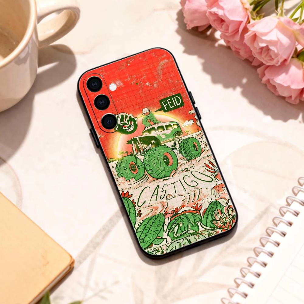S-Singer F-Feid Ferxxo S-SIXDO phone Case For Samsung Galaxy A73,A72,A71,A70,A53,A52,A51,Others Soft Black Shell