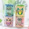 Iron Owl Piggy Bank Mini Metal Storage Box Durable Round Saving Banks  Kindergarten