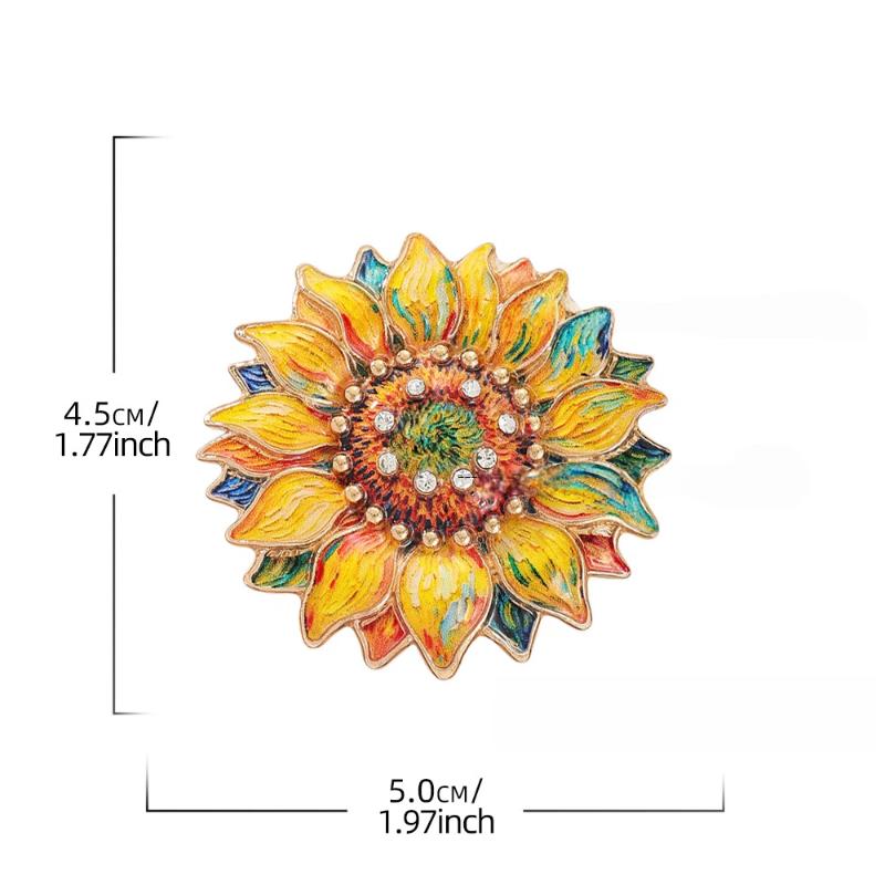 Van Gogh Art Collection Brooch 1Pcs Starry Night Design Enamel Pin Unique Lapel Badge for Art Exhibition Wear