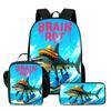 Wooden Stick Man Brain Rot Schoolbag High Definition Printing Leisure Cross Border Light Backpack