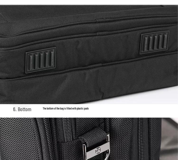 Men's 15.6" Laptop Briefcase & Crossbody Travel Bag