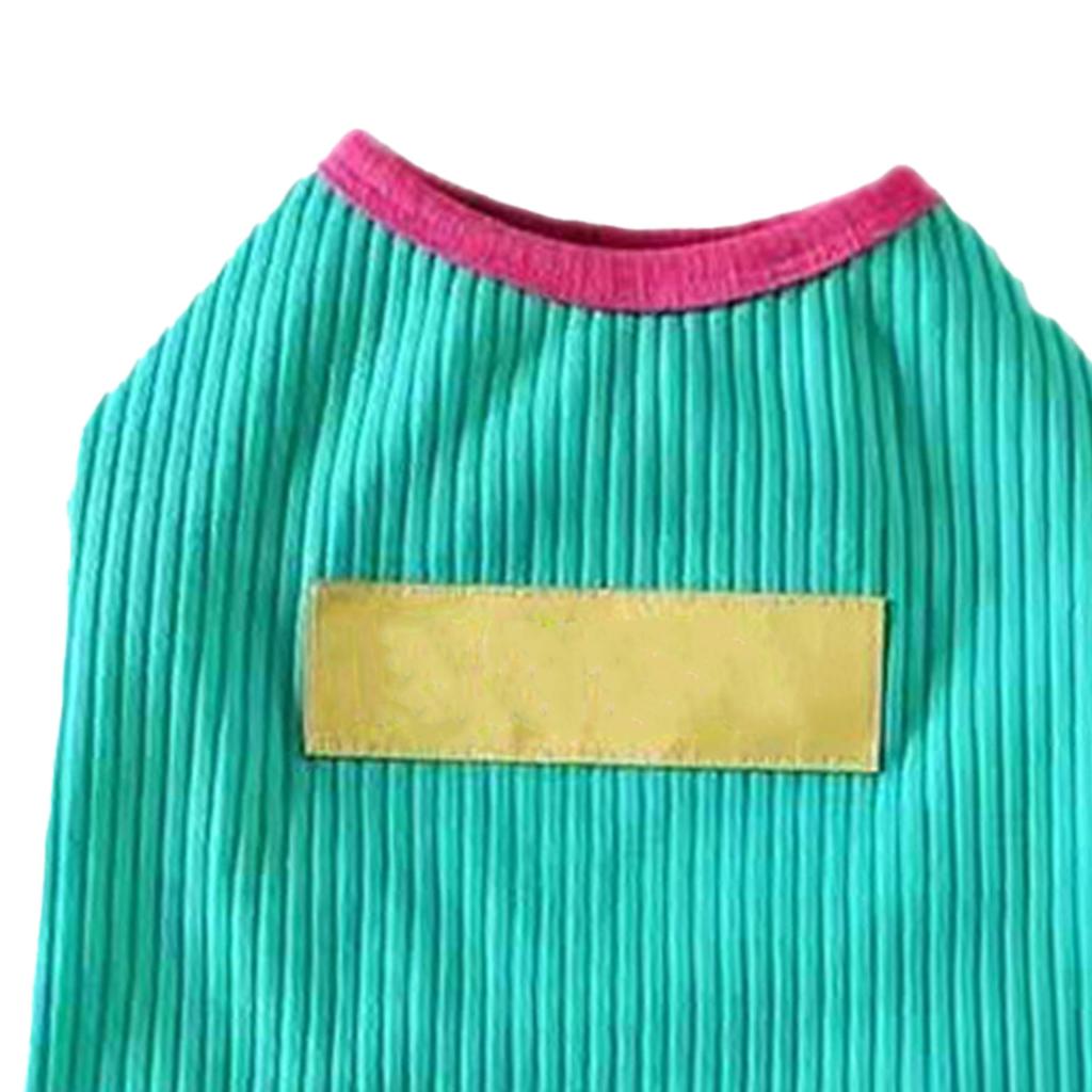 Dog Pajamas Soft Comfortable Breathable Cotton Dog Jumpsuit for Teddy Bichon Poodle Puppy