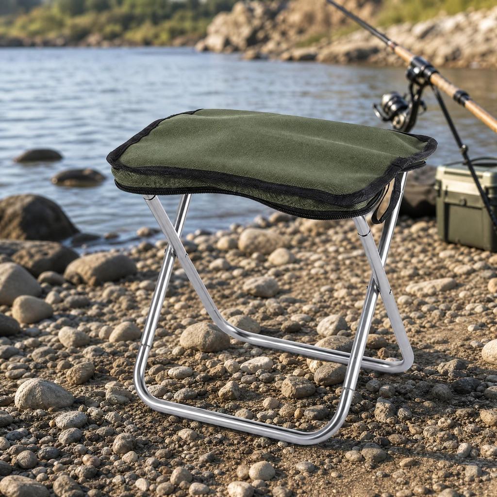 Folding Camping Stool Portable Seat Travel-Friendly for Picnics