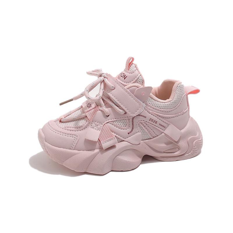 Kids' Versatile Mesh Sports Shoes - Soft Sole, Breathable, Lightweight for Spring & Autumn 2026