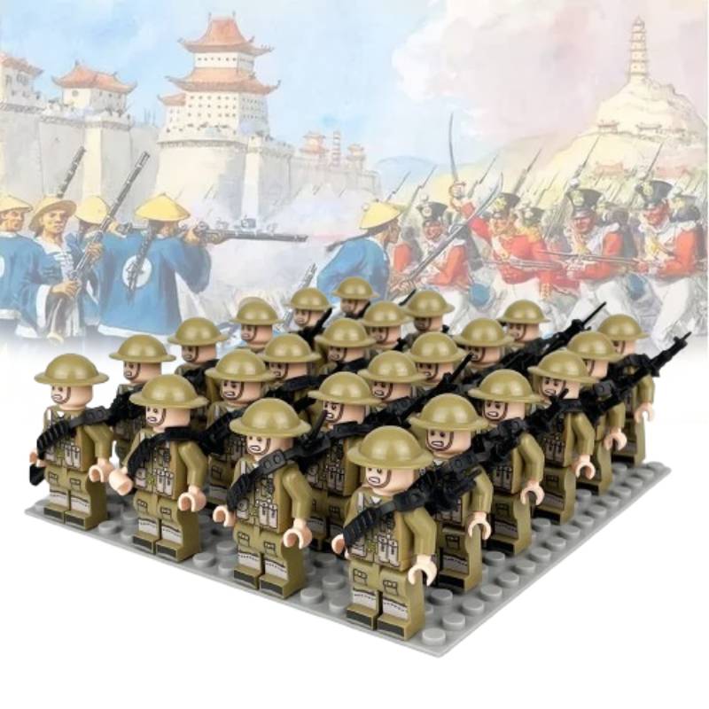 Building Army Square Block Toy Set Classic And Exquisite Particle Square Doll