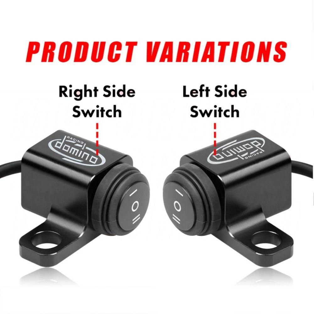 3-Way Motorcycle Handlebar Switch ON/OFF Indicator Moto Light Controller Scooter Handlebar Refit Light Indicator Switch