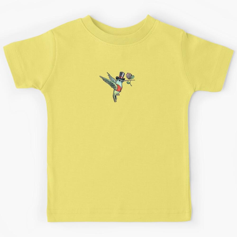 Dapper Hummingbird, Bird Lover s design Kids T-Shirt 100