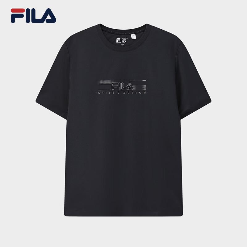 Fila Men's Casual Knitted Short Sleeve T-Shirt