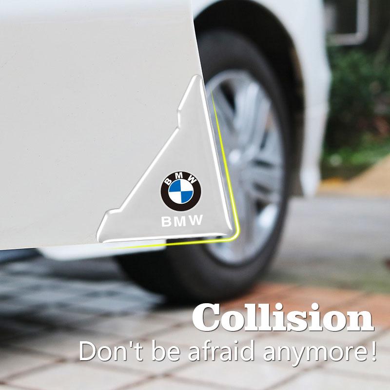 2PCS Car Door Corner Cover Auto Anti-collision Stickers For BMW E46 E60 E90 E39 E87 E36 E92 E70 E91 X3 X5 X1 X2 X4 X6 X7 E28 E30 DRF5