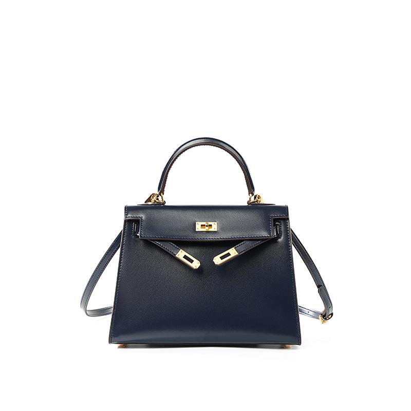 High End Verze Taška Druhá generace Vzor BOX Hovězí kůže Mini Kabelka Nová High-end Kůže Dámská Crossbody Taška