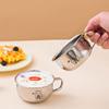 Cute Capybara Mini Kid Water Cup With Handle 304 Stainless Steel Milk Coffee Cup Mug Durable Anti Scalding Drinking Cup