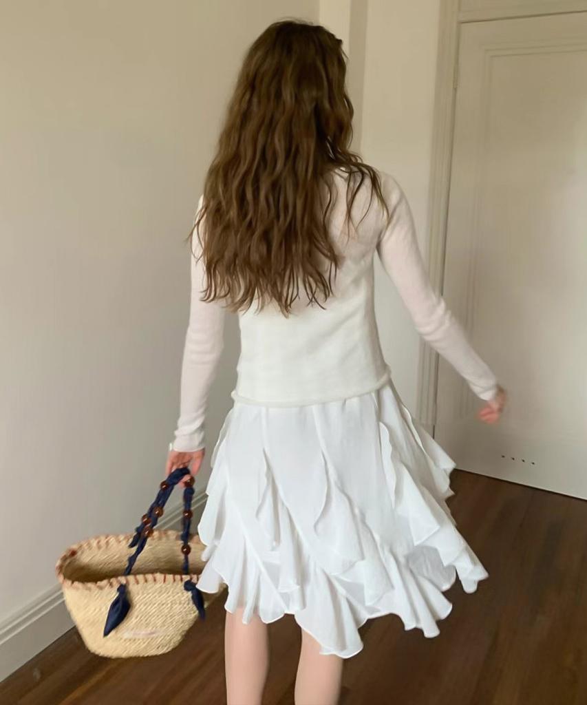 Baseukala Ruffle Layered Dress (2Colors)