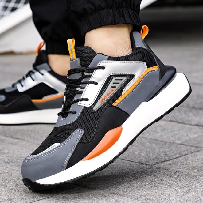 Hochwertige Unzerstörbare Sicherheitsschuhe Herren Arbeits-Sneaker Leichte Sicherheitsstiefel Herren Durchstichsichere Arbeitsstiefel Stahlkappenschuhe Übergröße