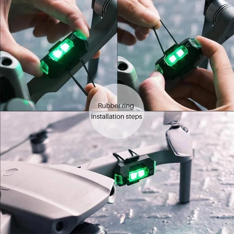7 Colors Drone Strobe Light USB LED Motorcycle Turn Signal Indicator /Model Aircraft Night Flying Signal Flashing Warning Light