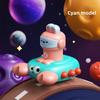 Spaceship Pressed Kids Toy Car Inertia Vehicle For Early Development And Play
