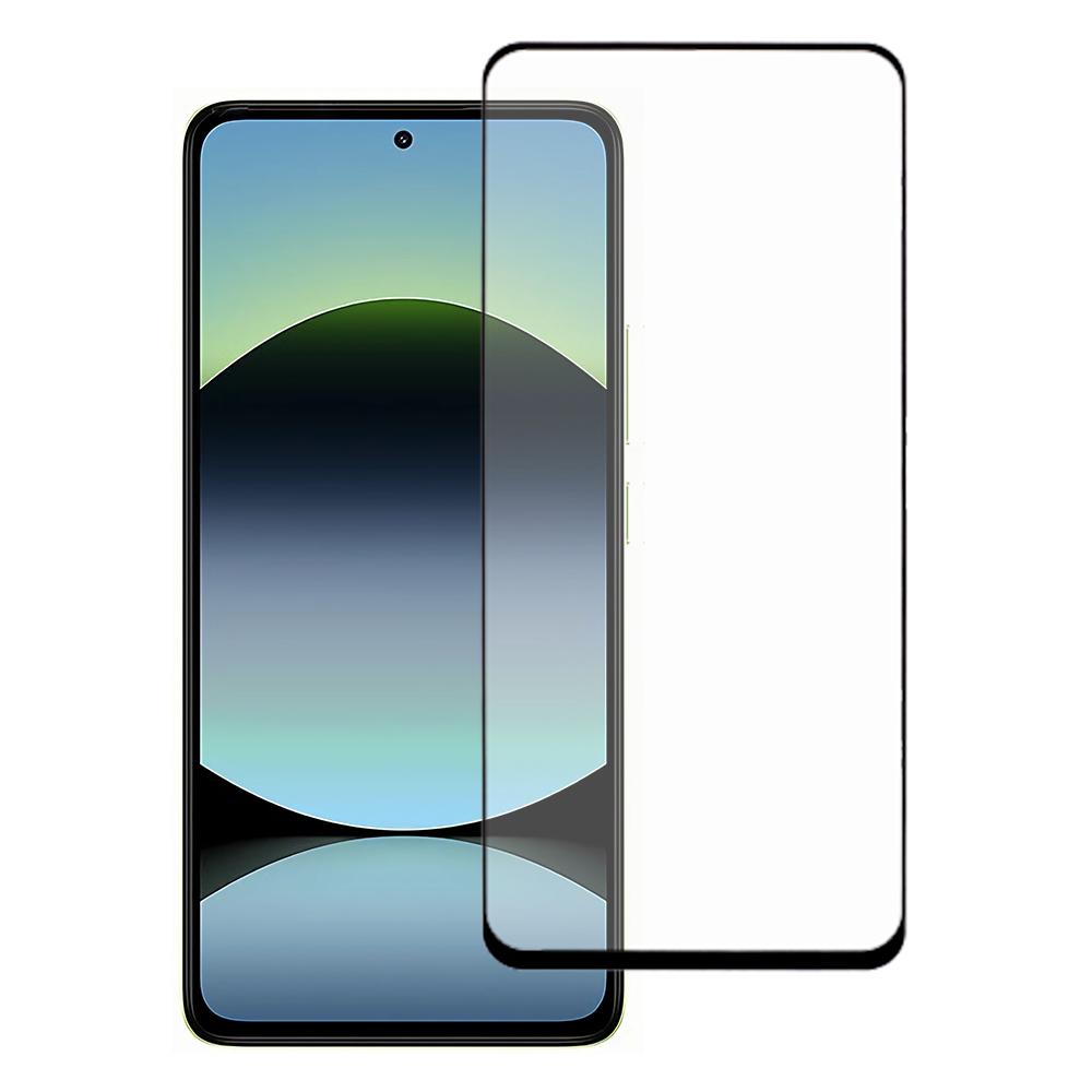 Für Xiaomi Redmi Note 14 4G (164,84 mm) Displayschutzfolie 9D Seitenkleber Vollabdeckung Hartglasfolie