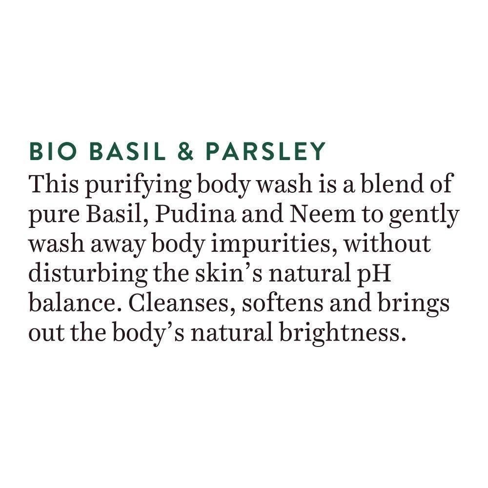 Revitalizing Shower Gel with Basil and Parsley (200 Ml), Basil & Parsley Revitalizing Body Wash Biotique