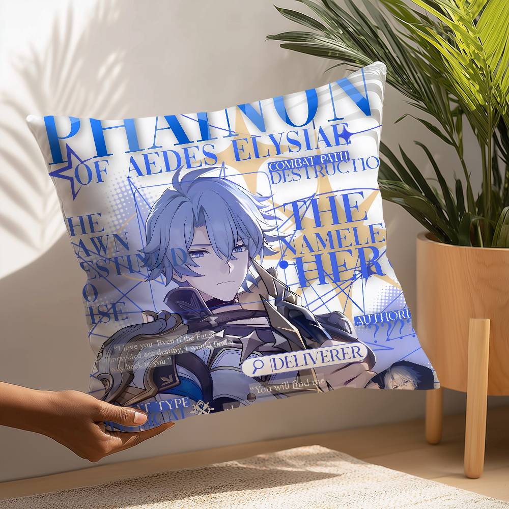 Video Game Phainon Honkai S-Star Rail Pillow Case Plush Fabric Soft Pillowcase Double Sided Print Cushion Cover Household Gifts