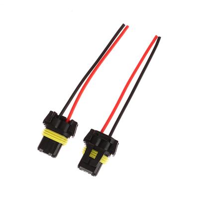 1 Pair Hb3 Hb4 Bulb Socket Female Adapter Connector For Headlight Fog Lamp