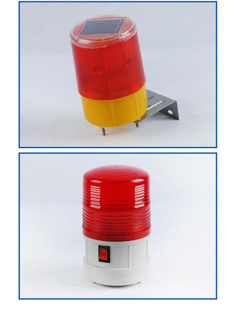 LED Rotating Strobe Flashing Light with Sound Alarm for Road Construction and Emergency Signals