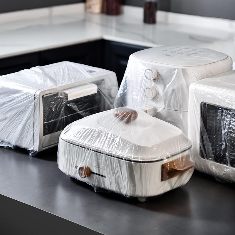 Universal Disposable Transparent Dust Cover for Kitchen Appliances