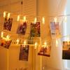 BQuel Photo Decoration Lights 3M 30 LED String Lights, 30pcs, Photo Clips, DIY Wall Decoration, Garden Lights, Jewelry Lights, Wire Lights, Indoor &