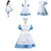 Exquisit gefertigtes Alice im Wunderland Kostüm Perfekt für Halloween-Partys