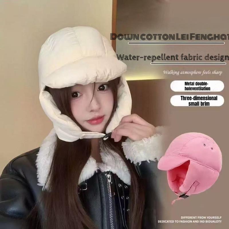 Winter Warmth Bomber Hat for Women,Soft Thicked Earflap Pilot Cap with Adjustable Buckle Closure for Outdoor Activities Sports