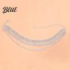 Beach Anklet Women Anklet Sparkling Three-Layer Rhinestone Durable Alloy Adjustable