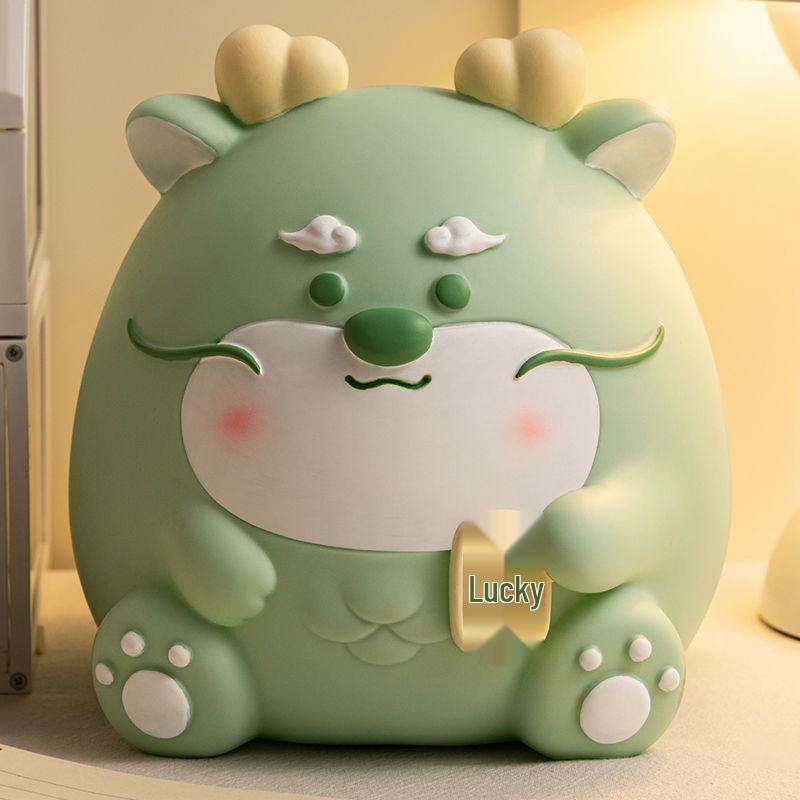 Dudu Pig Kids' Cartoon Piggy Bank - Durable Ornament & Savings Jar